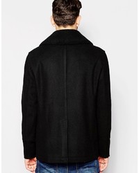 Caban noir Asos