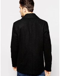 Caban noir Asos