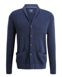 Cardigan à col châle bleu marine Abercrombie & Fitch
