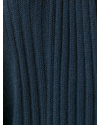Cardigan à col châle en cachemire bleu marine N.Peal