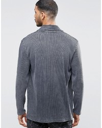 Cardigan à col châle gris Asos