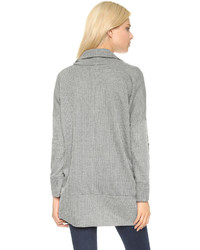 Cardigan à col châle gris BB Dakota