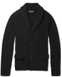 Cardigan à col châle noir Dolce & Gabbana