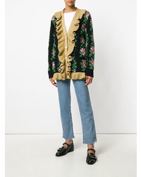 Cardigan à fleurs multicolore Gucci