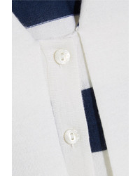 Cardigan à rayures horizontales bleu marine Dolce & Gabbana