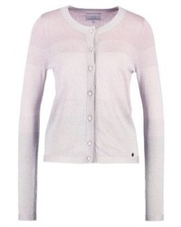 Cardigan à rayures horizontales rose Nümph
