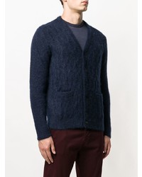 Cardigan bleu marine Roberto Collina