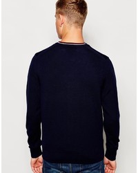 Cardigan bleu marine Fred Perry