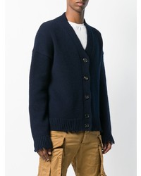 Cardigan bleu marine DSQUARED2