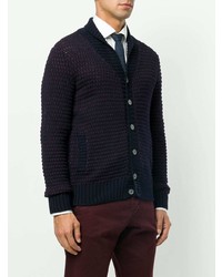 Cardigan bleu marine Zanone