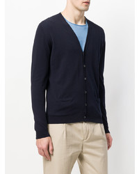 Cardigan bleu marine Roberto Collina