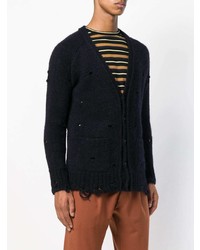 Cardigan bleu marine Maison Flaneur