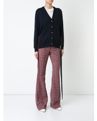 Cardigan bleu marine Miu Miu