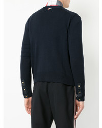 Cardigan bleu marine Thom Browne