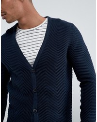 Cardigan bleu marine Selected