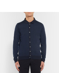 Cardigan bleu marine John Smedley