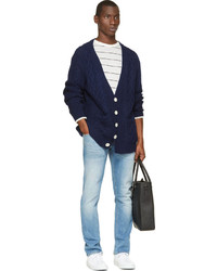 Cardigan bleu marine Band Of Outsiders