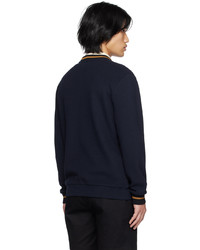 Cardigan bleu marine Fred Perry