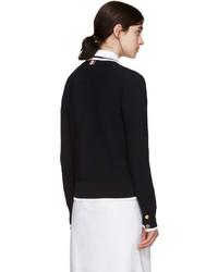 Cardigan bleu marine Thom Browne