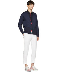 Cardigan bleu marine Thom Browne