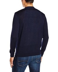 Cardigan bleu marine Paul James Knitwear