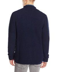 Cardigan bleu marine Pedro del Hierro