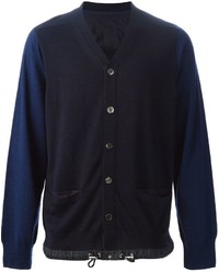 Cardigan bleu marine Sacai