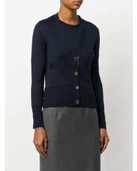 Cardigan bleu marine Thom Browne