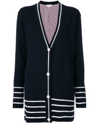 Cardigan bleu marine Thom Browne