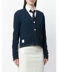 Cardigan bleu marine Thom Browne