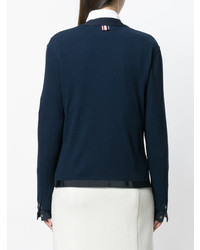 Cardigan bleu marine Thom Browne