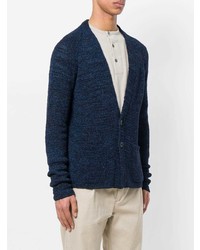 Cardigan bleu marine Roberto Collina