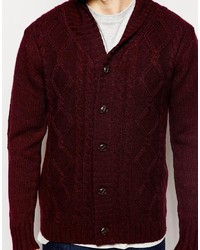 Cardigan bordeaux