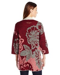 Cardigan bordeaux Desigual