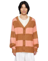 Cardigan brodé orange