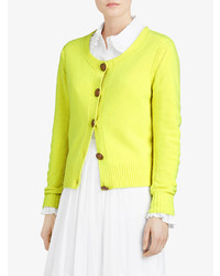 Cardigan chartreuse Burberry