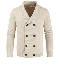 Cardigan croisé beige