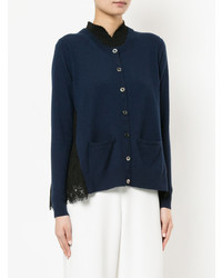 Cardigan en dentelle bleu marine Onefifteen