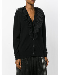 Cardigan en dentelle noir Christopher Kane