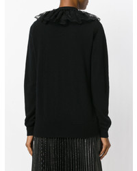 Cardigan en dentelle noir Christopher Kane