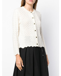 Cardigan en tricot beige Marc Jacobs