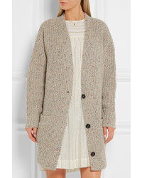 Cardigan en tricot beige Etoile Isabel Marant