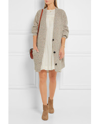 Cardigan en tricot beige Etoile Isabel Marant