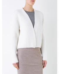 Cardigan en tricot blanc Nehera