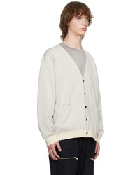 Cardigan en tricot blanc Attachment