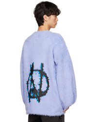 Cardigan en tricot bleu clair 99% Is