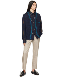 Cardigan en tricot bleu marine Ps By Paul Smith