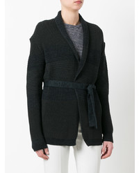 Cardigan en tricot bleu marine Stephan Schneider