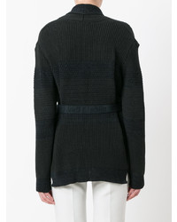 Cardigan en tricot bleu marine Stephan Schneider