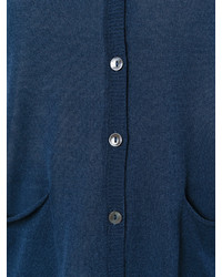 Cardigan en tricot bleu marine P.A.R.O.S.H.